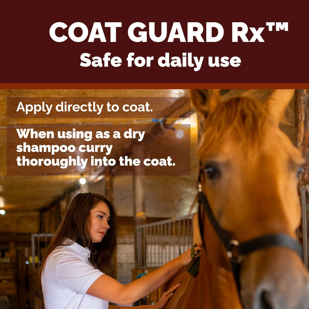 Nature's Pure Edge Coat Guard Rx powder used under blankets.
