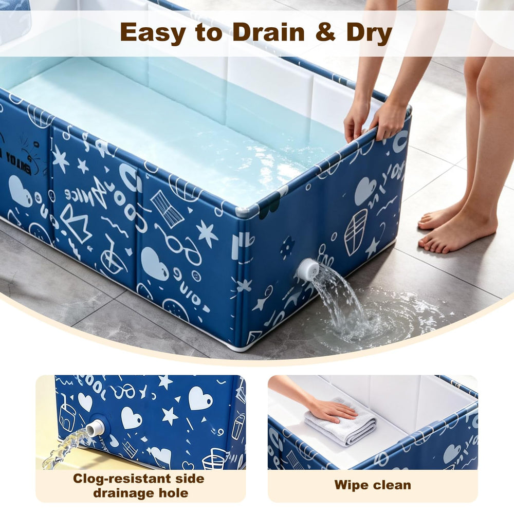 COBOPANDA non-slip base provides stable bathing surface for pets.