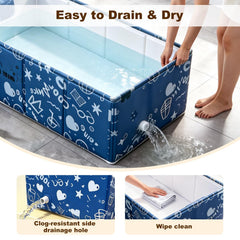 COBOPANDA non-slip base provides stable bathing surface for pets.