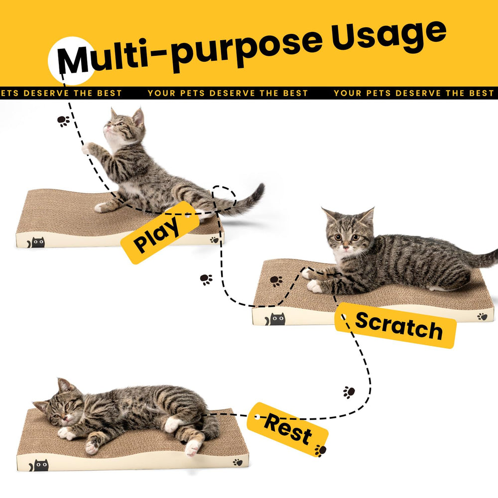 Coching 2-pack medium scratchers offer value for homes with several cats