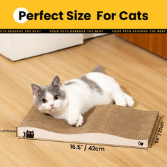Coching cat scratcher large size supports bigger cats during play