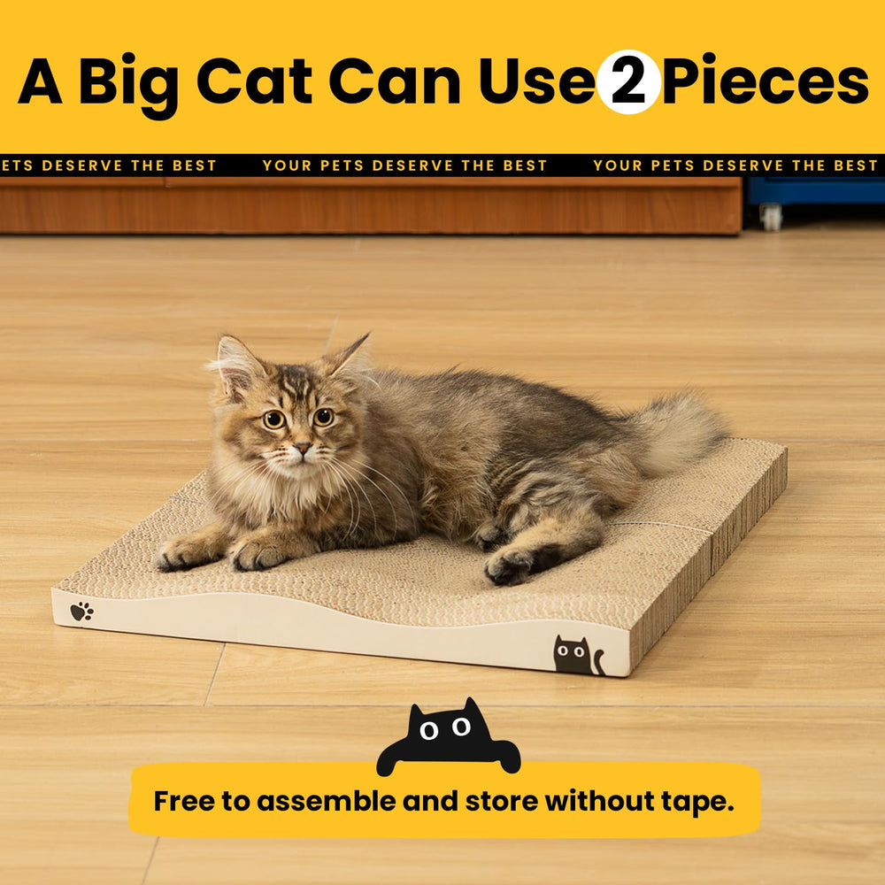 Coching cat scratcher made from recyclable materials for eco homes