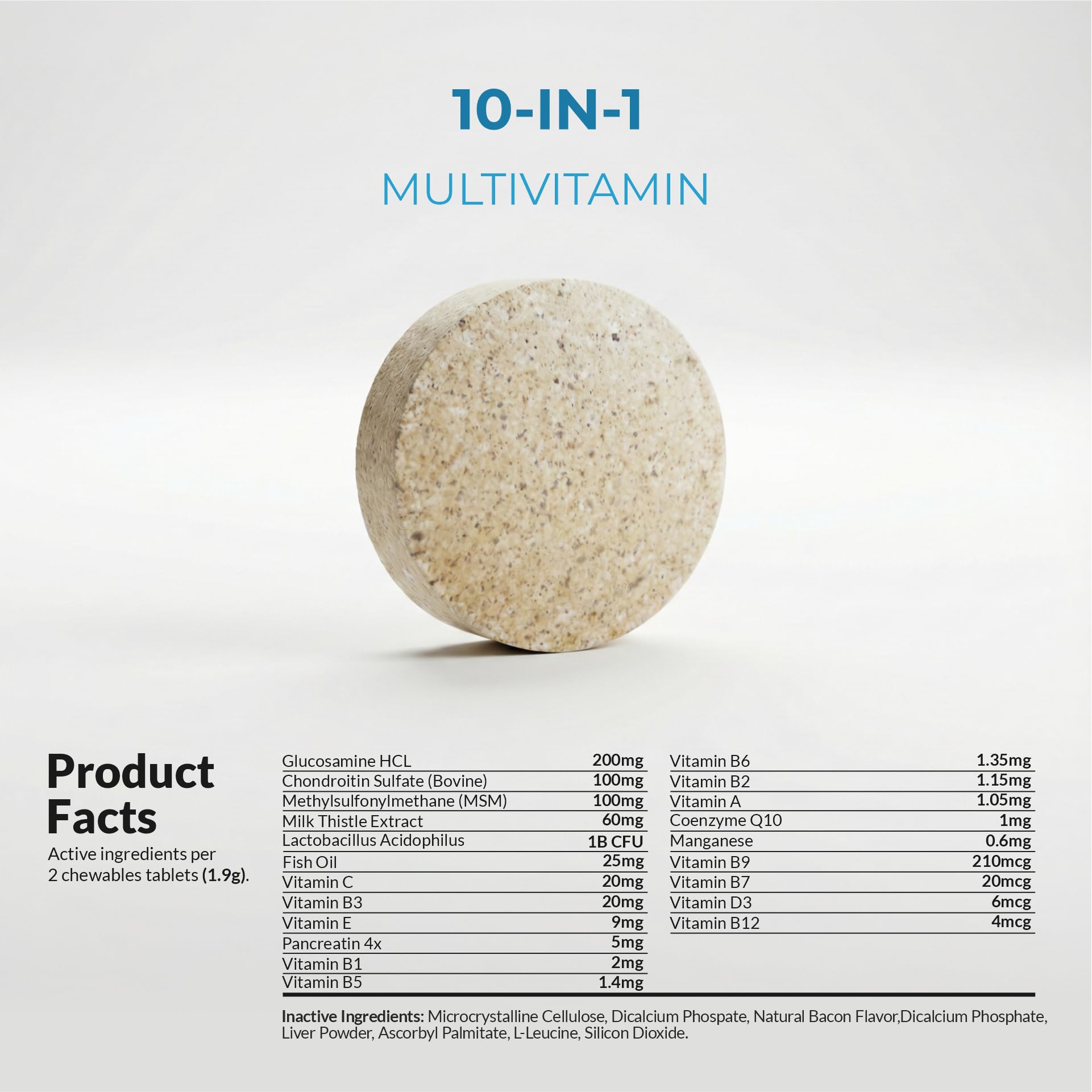 Coco and Luna dog multivitamin made in USA facility emphasizes quality manufacturing.
