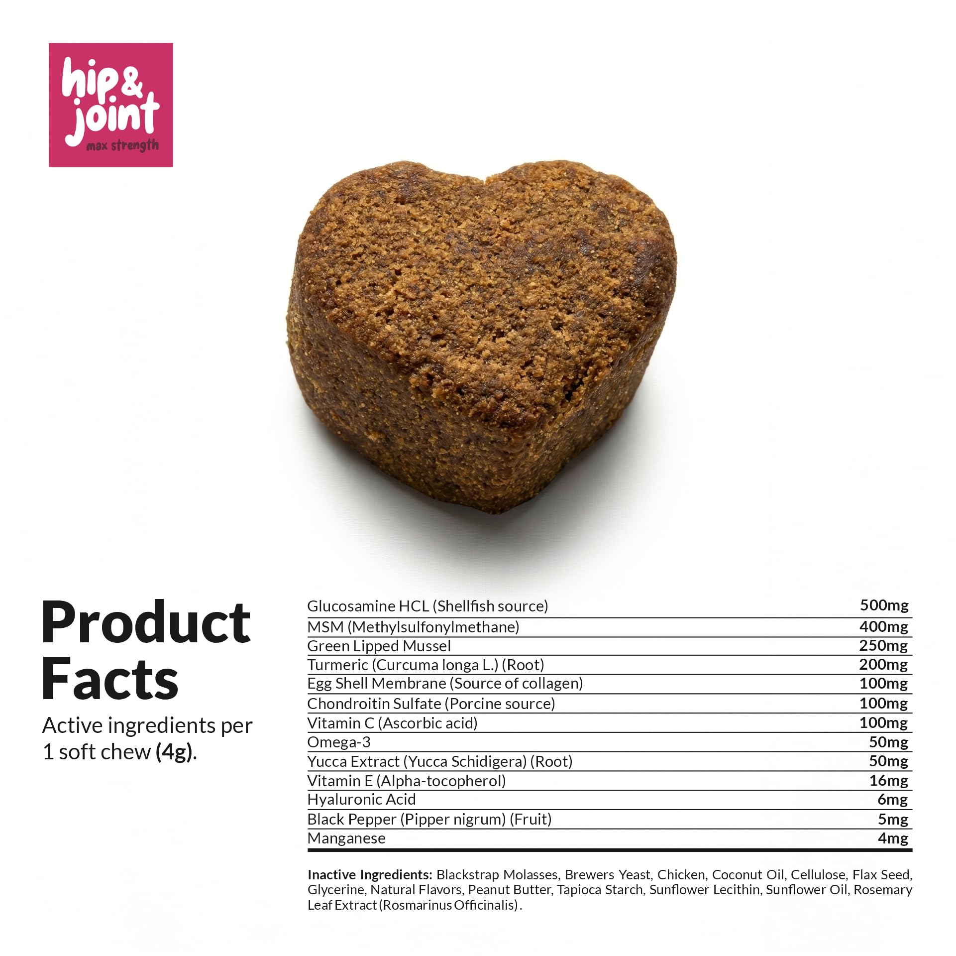 Coco and Luna ingredients panel visual for antioxidant support.