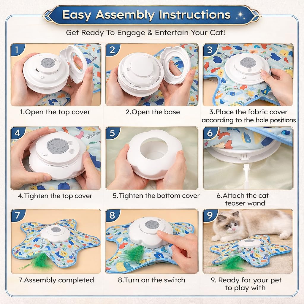 COCOING ideal for indoor cats and kittens craving enrichment