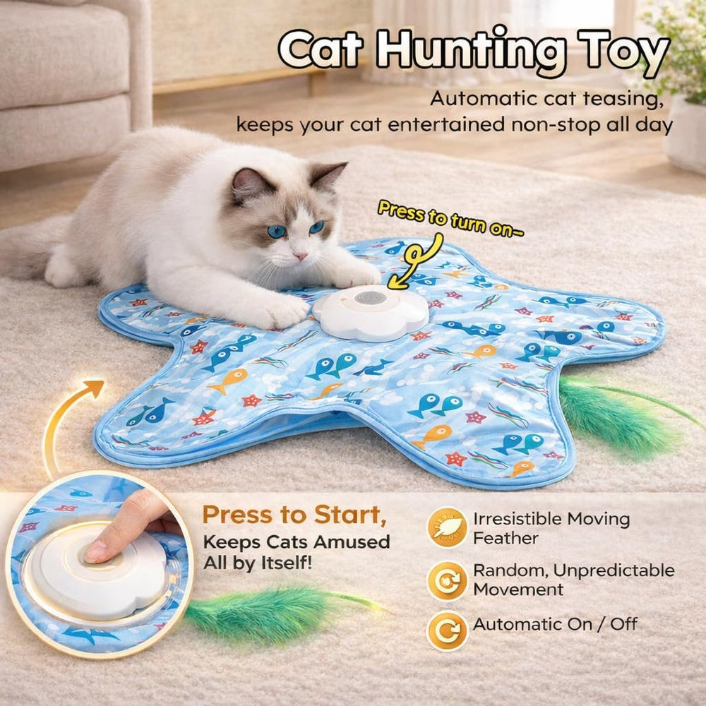 COCOING touch-activated cat toy opens play with one tap for cats
