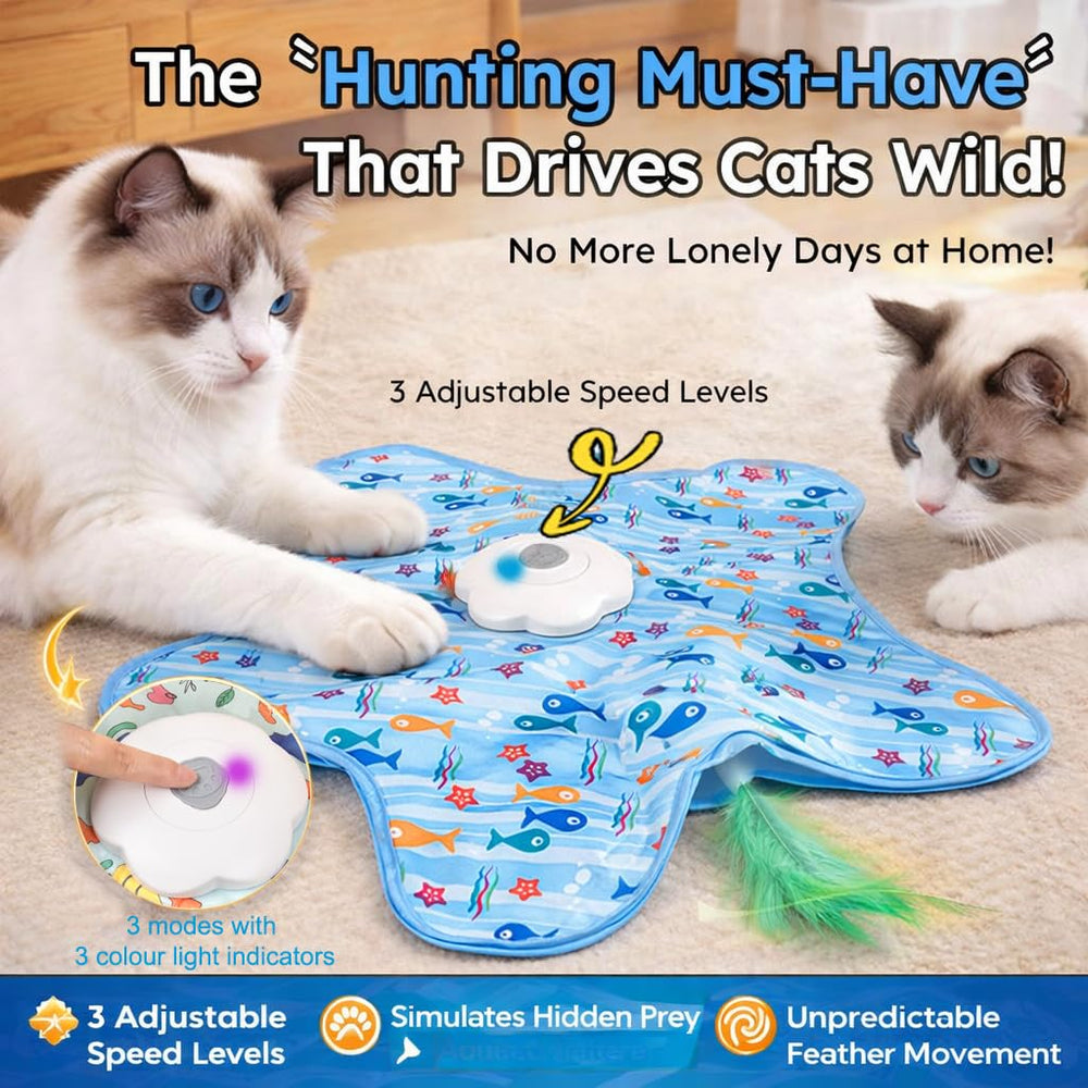 COCOING USB rechargeable cat toy provides long-lasting entertainment