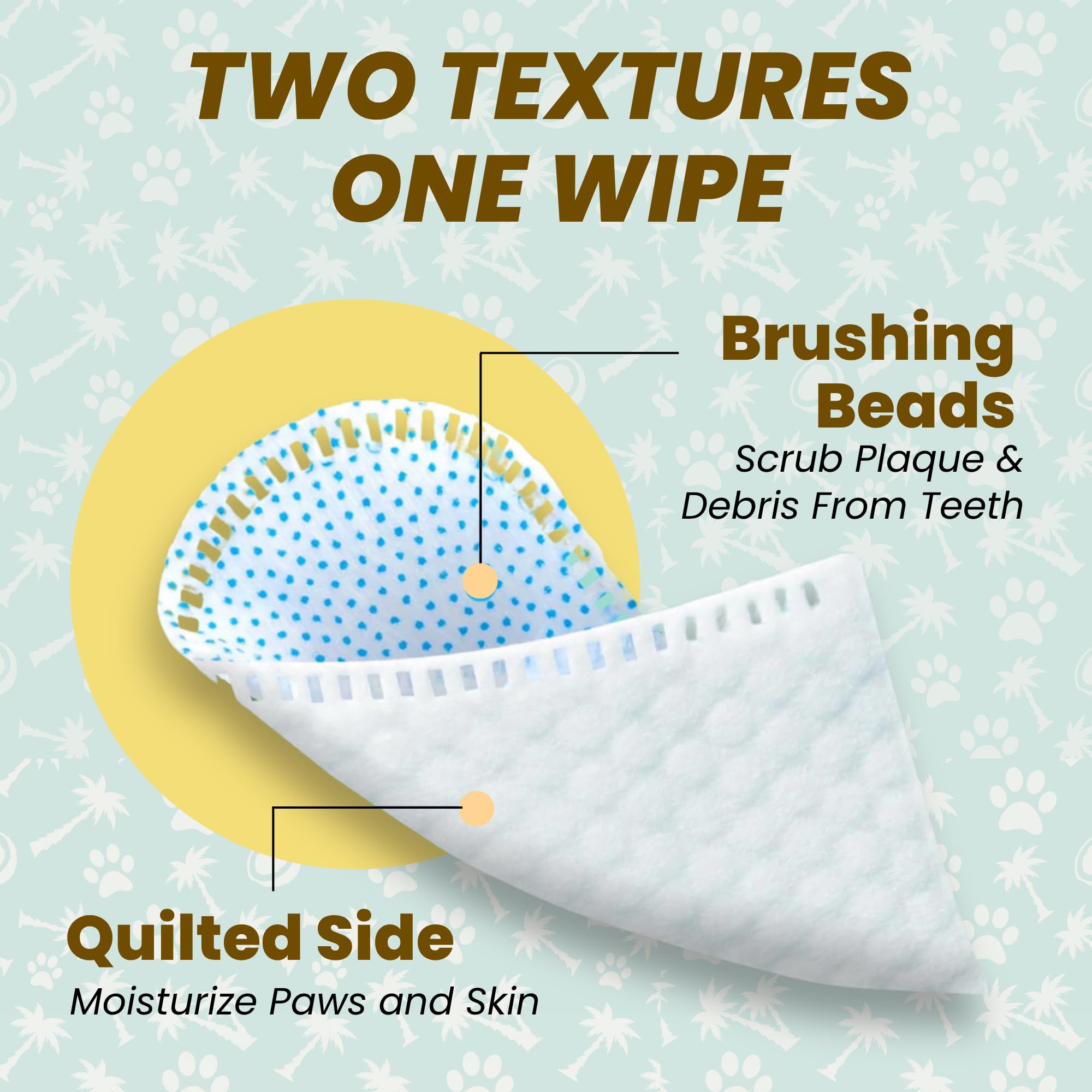Cocopup breath-freshening wipes aid pet oral freshness