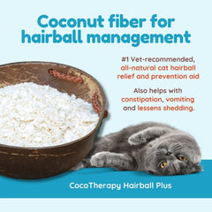 Pouch label close-up with USDA Organic certification for CocoTherapy.
