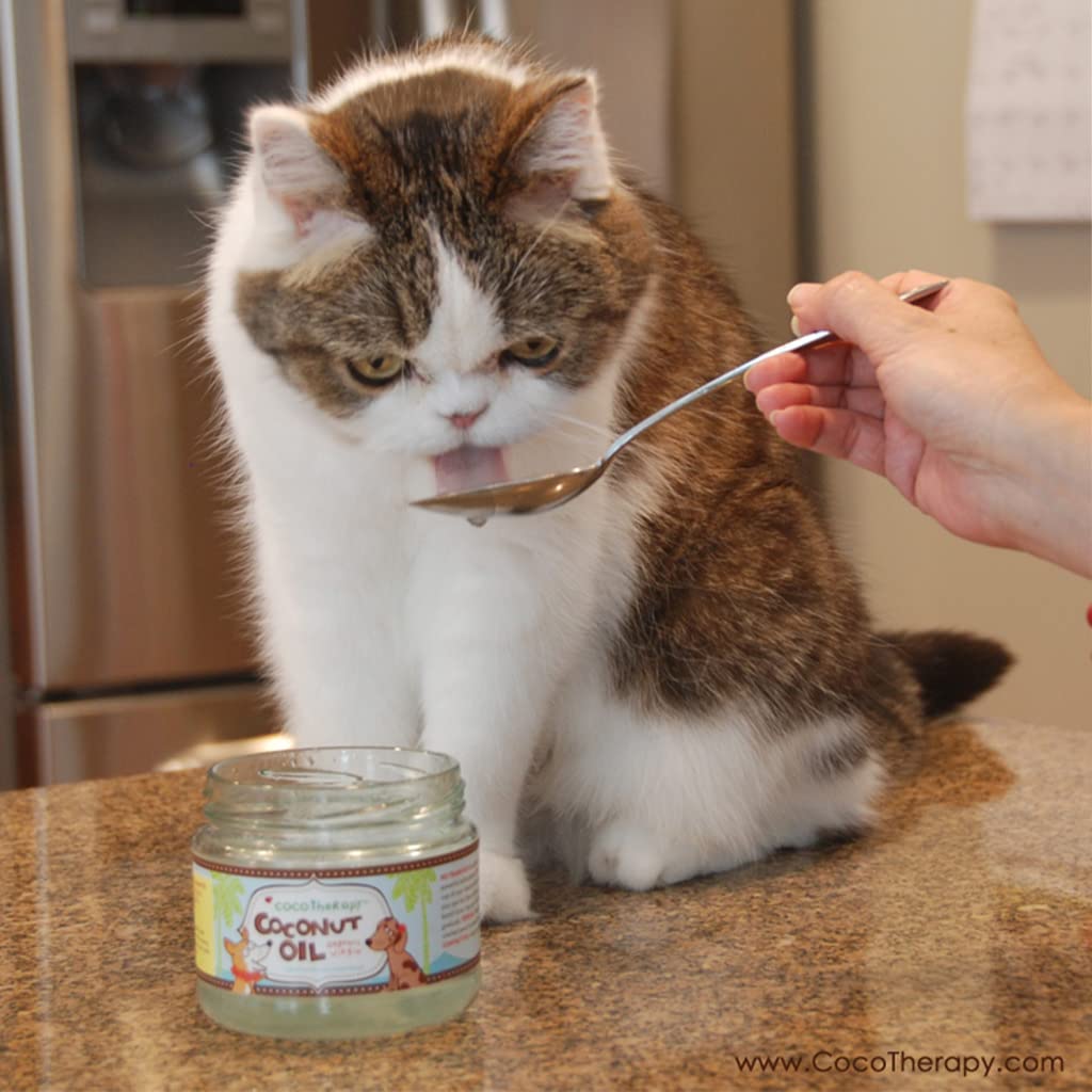 CocoTherapy coconut oil dog diet supplement adds tasty daily nutrition.