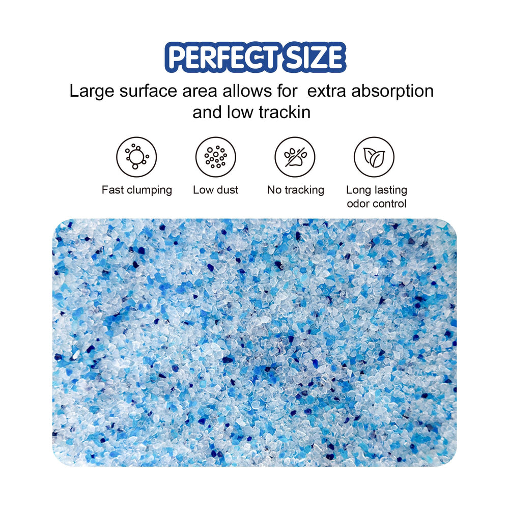 COCOYO Crystal Cat Litter is 99% dust-free for a cleaner home.