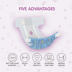 COCOYO diaper wetness indicator shows when a change is needed.