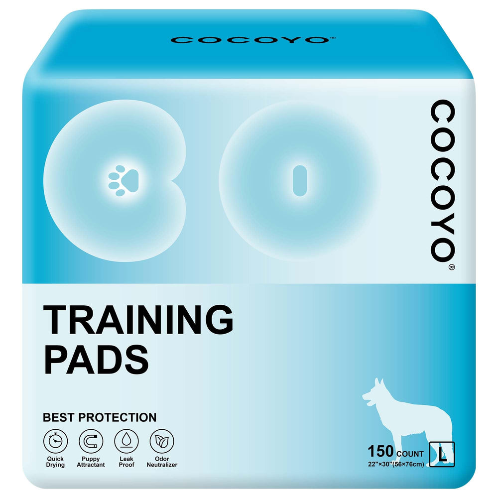 COCOYO large size dog training pads front view showing ample training surface