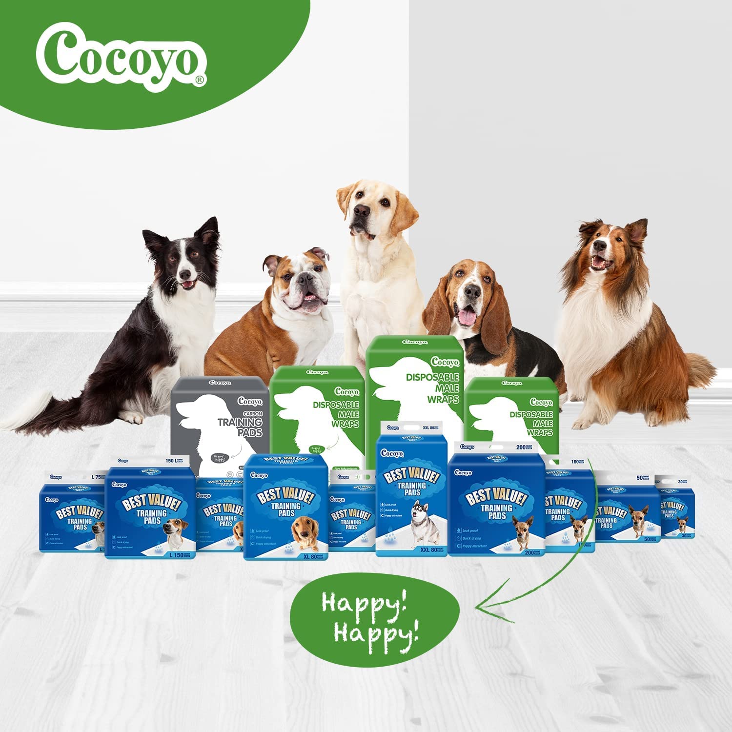 COCOYO 40-count box provides practical value for busy households.