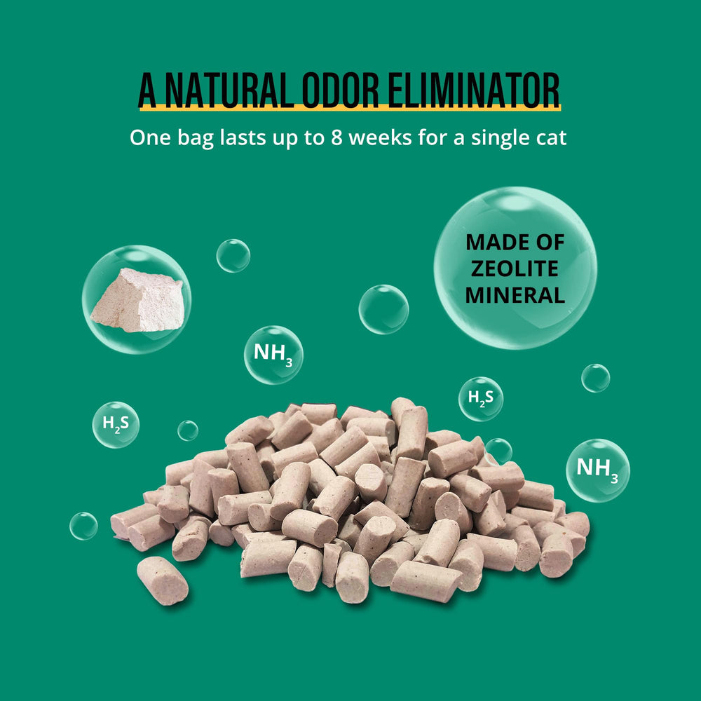 COCOYO pellets low-tracking reduces litter around the box