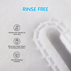COCOYO rinse-free wipes with mountain pine scent for on-the-go refreshment.