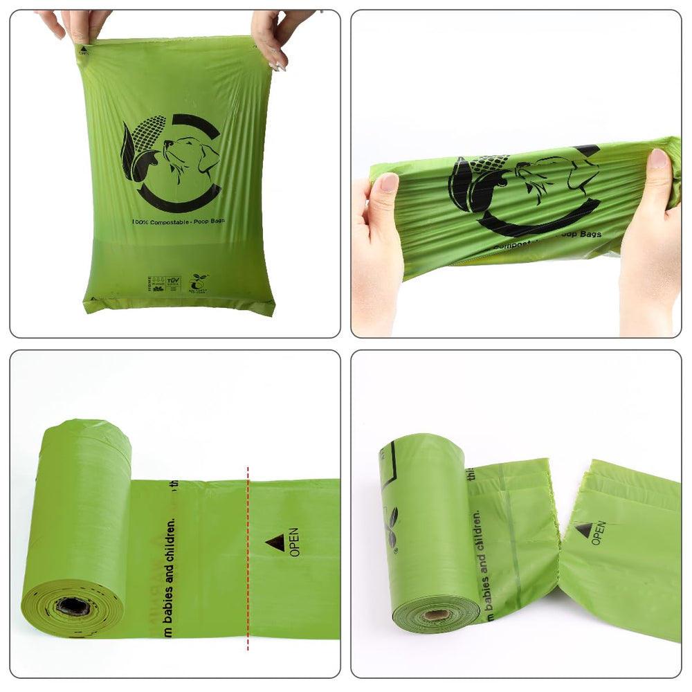 Codirom forest green unscented bags provide discreet waste containment.
