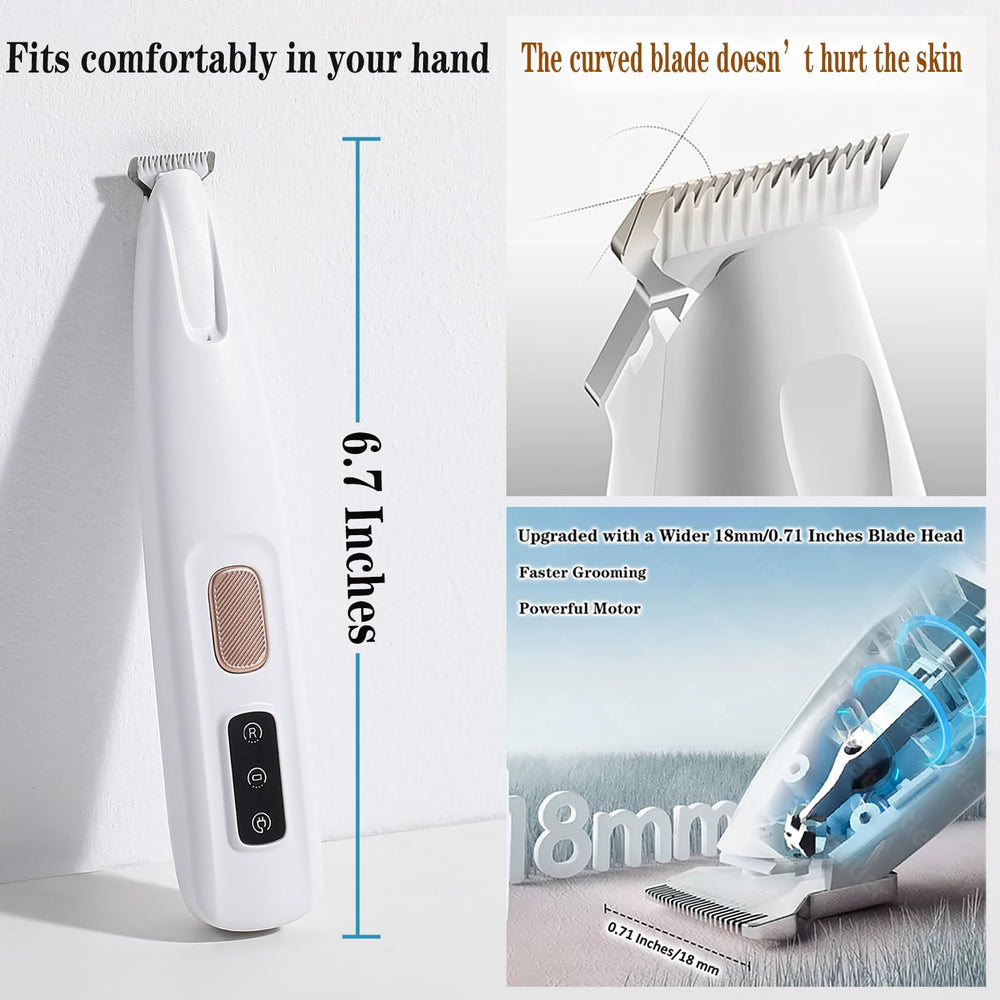 Cofiabby compact cordless trimmer, easy to handle and portable.