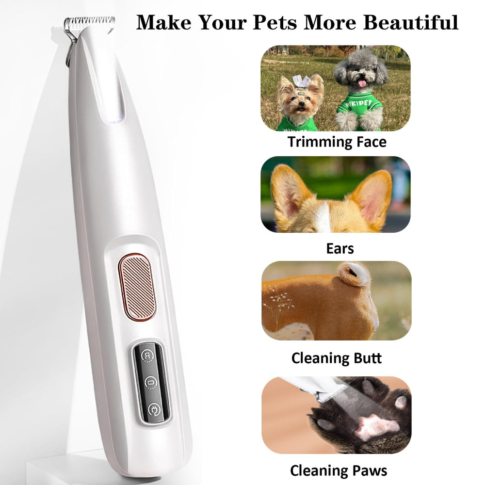 Cofiabby quiet paw trimmer with low-noise operation for calm grooming.