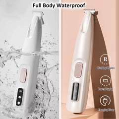 Cofiabby rounded blades for smooth, scratch-free grooming on paws and face.