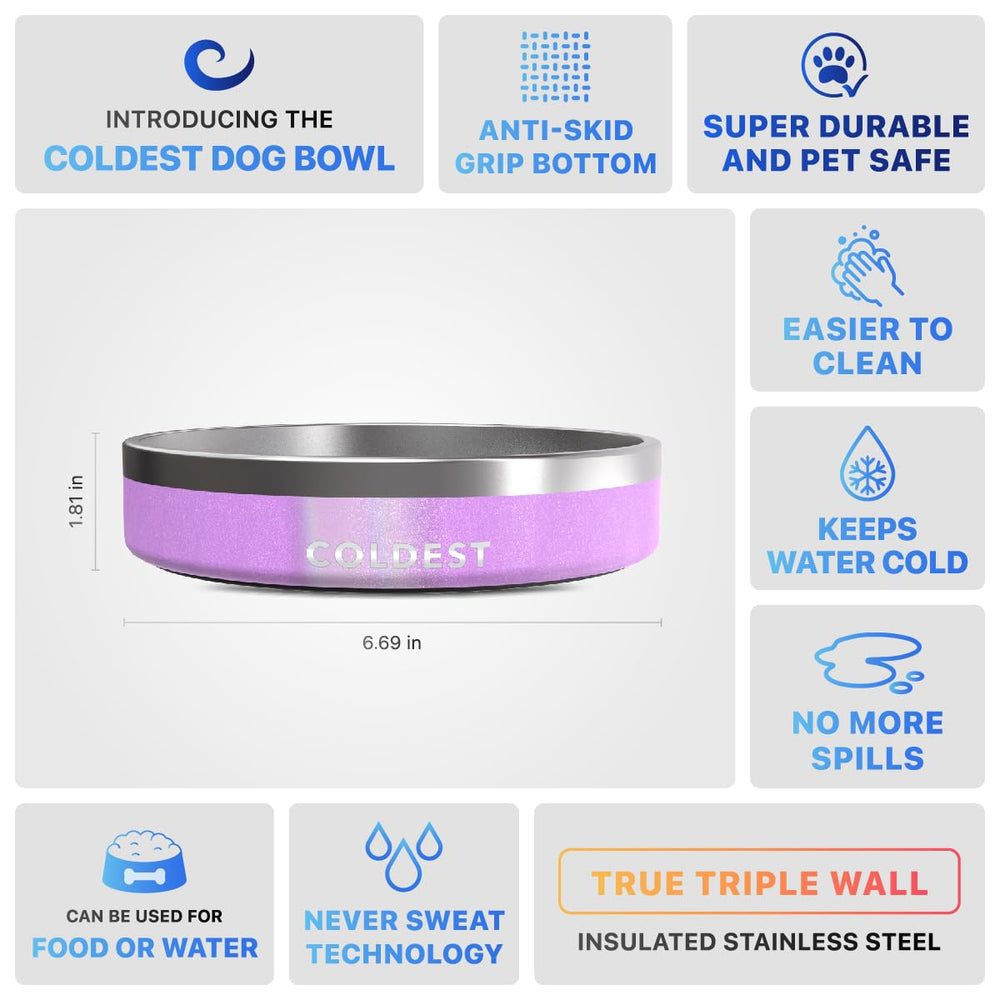 Coldest Dog Bowl is dishwasher safe for easy cleanup after meals.