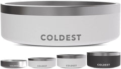 The Coldest Water dog bowl with true triple wall insulation showing durability and chew resistance.