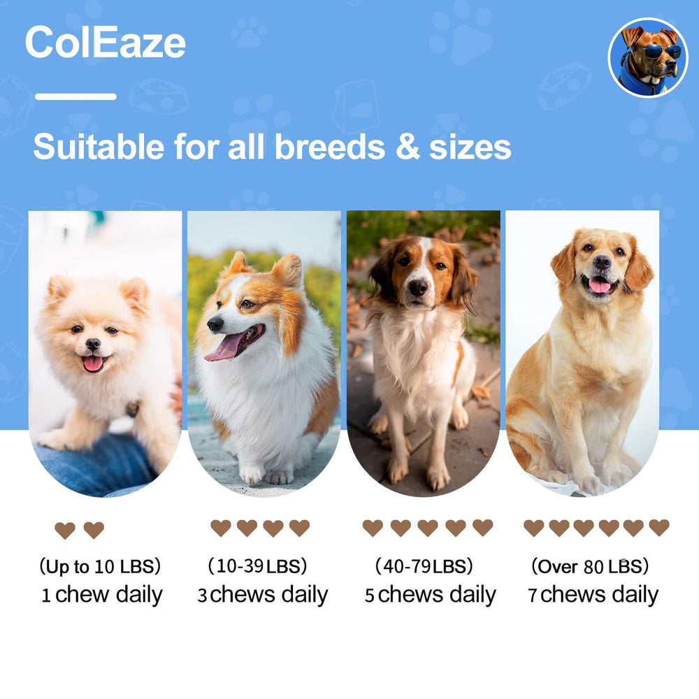 ColEaze digestive enzymes chart illustrating nutrient breakdown support.