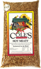 Cole's HM05 Hot Meats seed in a 5 lb bag attracts sunflower-loving birds