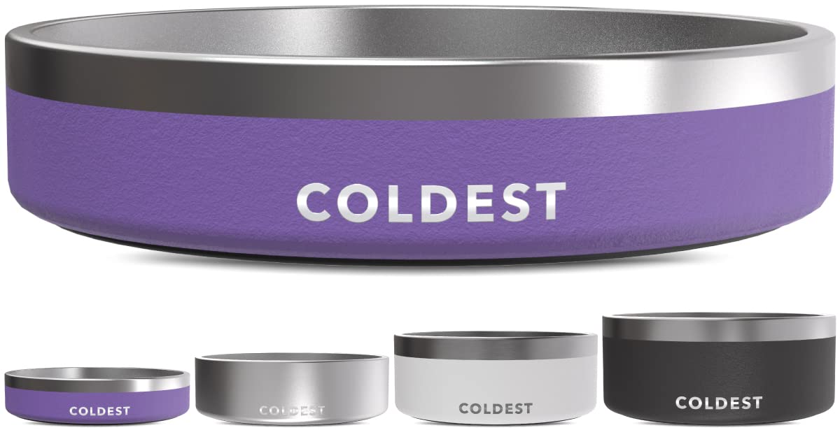 The Coldest Water coldest dog bowl with anti-rust metal for durable use.
