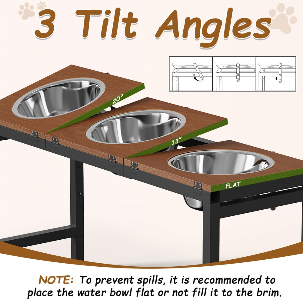 Colewin tilt-angle bowl platform lets you choose a comfortable angle