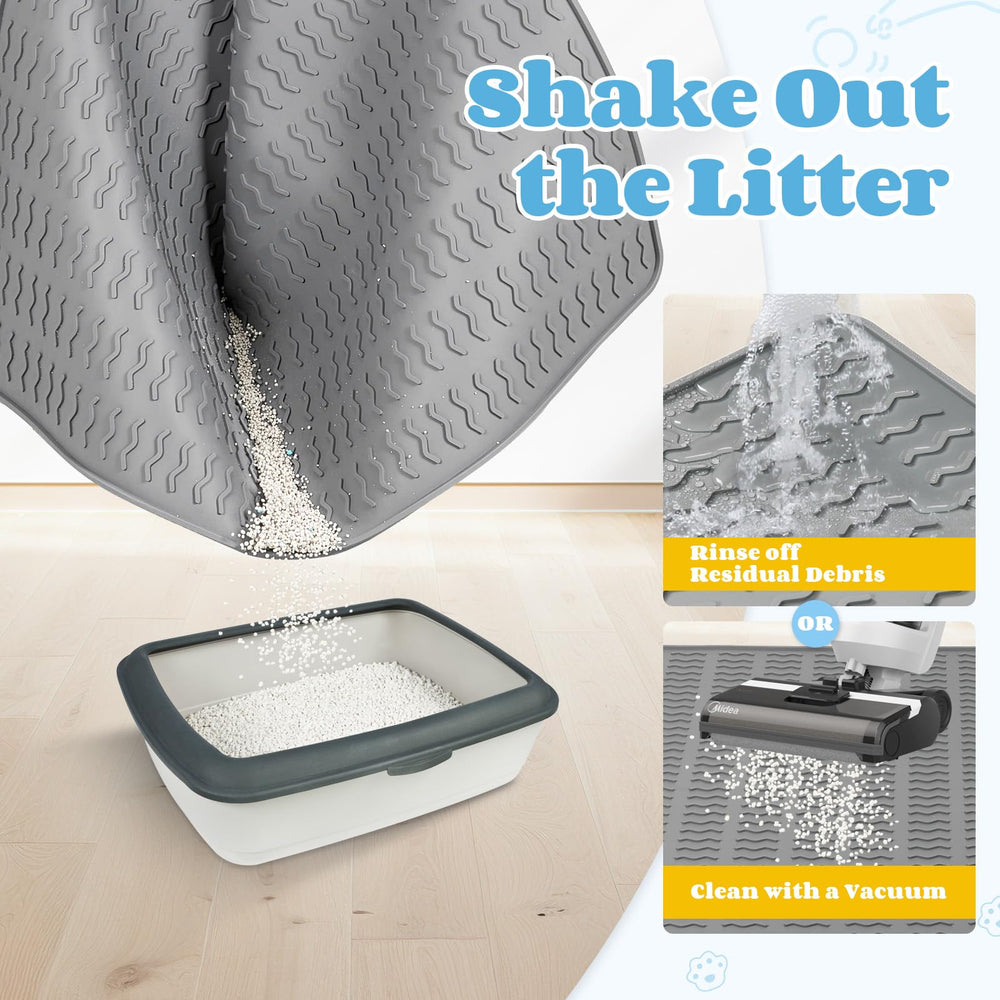 Colewin cat litter mat easy-clean design for quick maintenance
