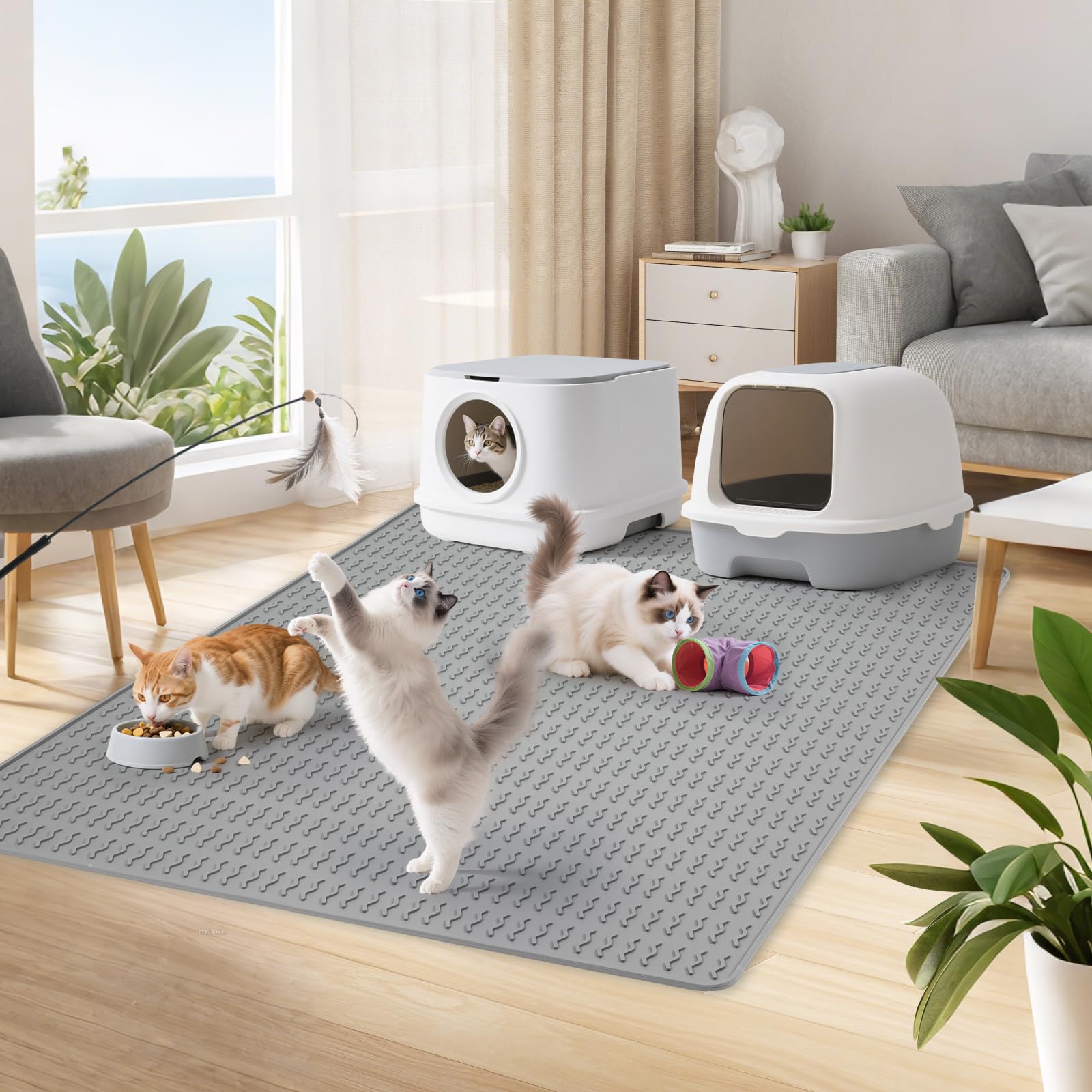 Colewin silicone mat gentle on paws and easy to clean