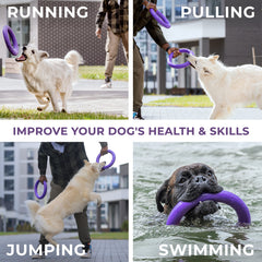 COLLAR Puller soft Frisbee-like toy offers safe tossing.
