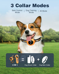 Colofrog 2-in-1 collar back view with adjustable strap for larger dogs