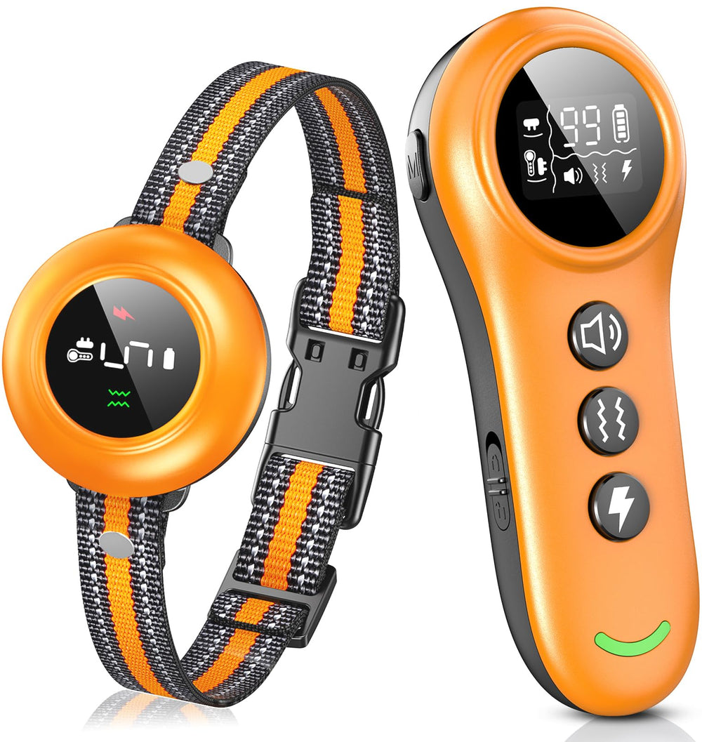 Colofrog 2-in-1 collar front view showing compact training design for comfort