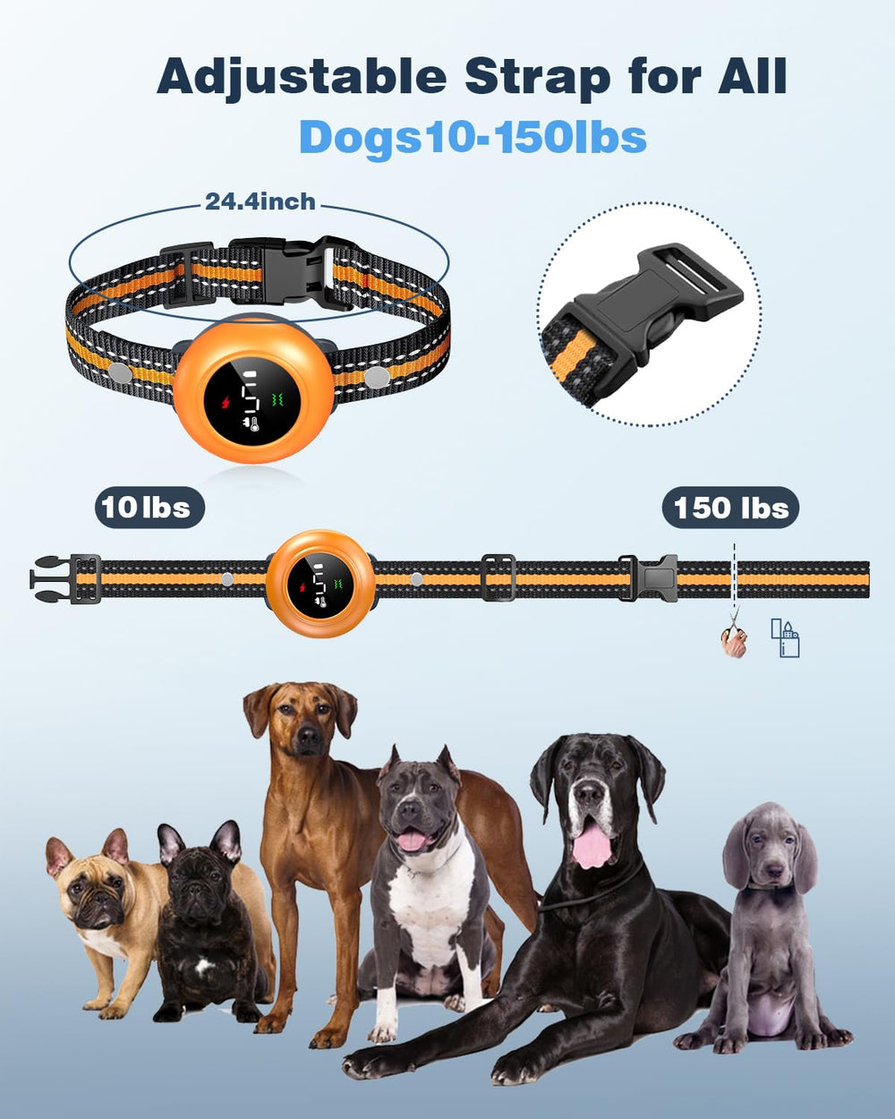 Colofrog 3300ft range label emphasizes extended outdoor supervision