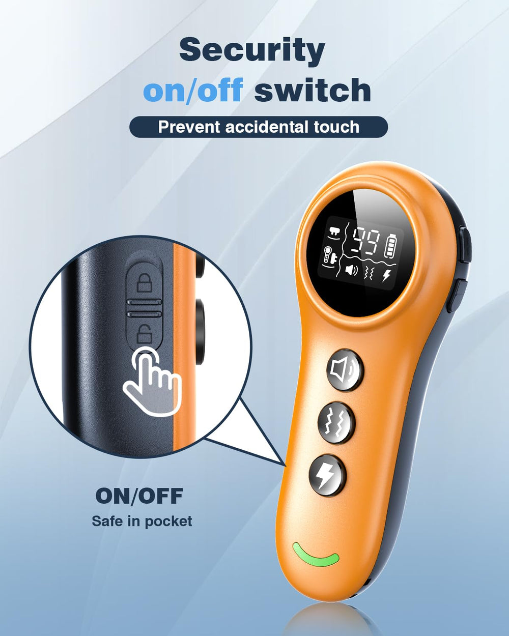 Colofrog IP67 waterproof collar in rain scenario for weather-ready use