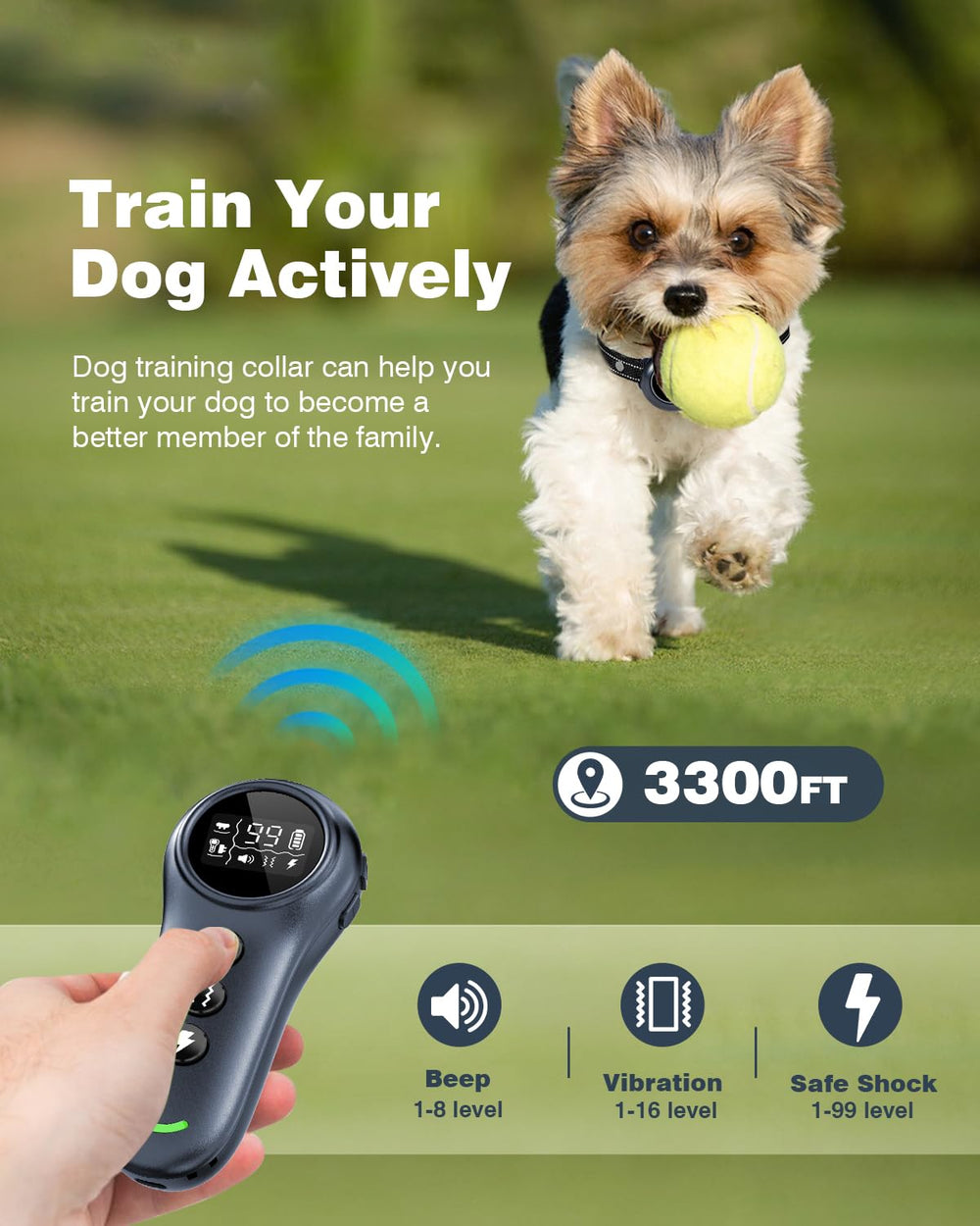 Colofrog smart barking recognition chip close-up
