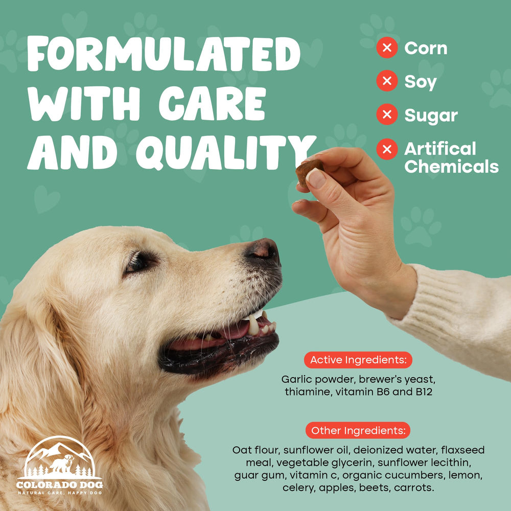 Colorado Dog bacon-flavor chews are easy to accept for dogs
