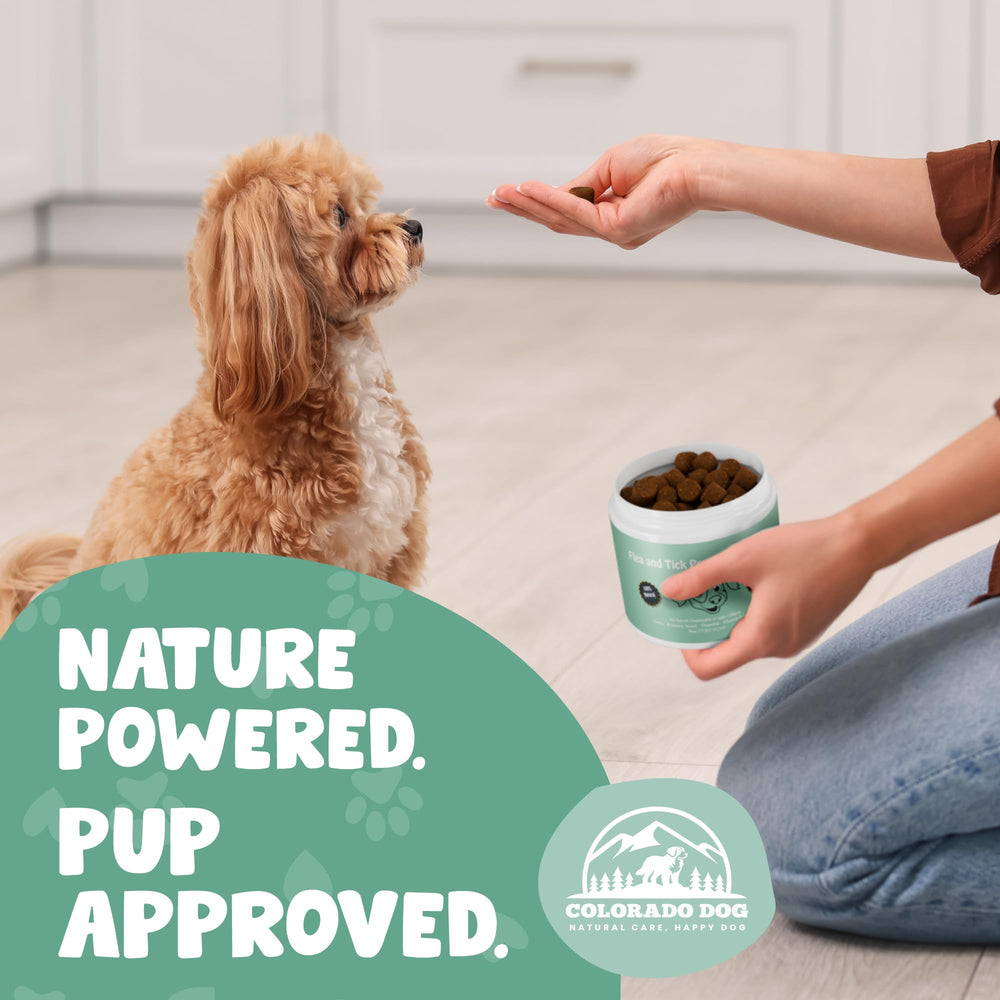Colorado Dog travel and home pack ready-to-use flea & tick chews