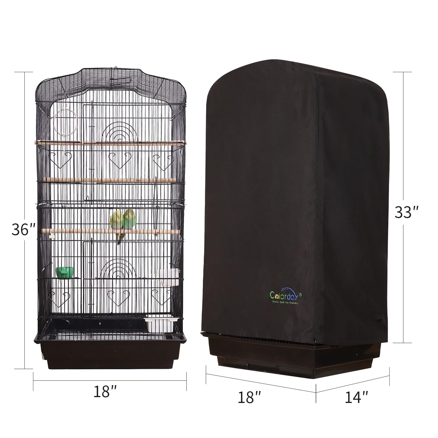 Colorday Good Night cover showing adjustable front and back panels for versatility.
