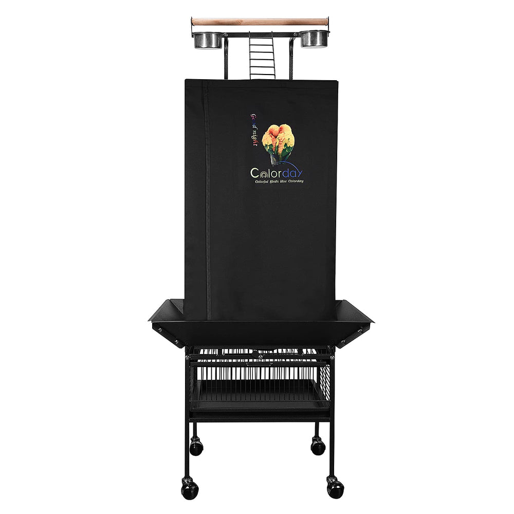Colorday Good Night cage cover with play top for a calm 61-inch cage