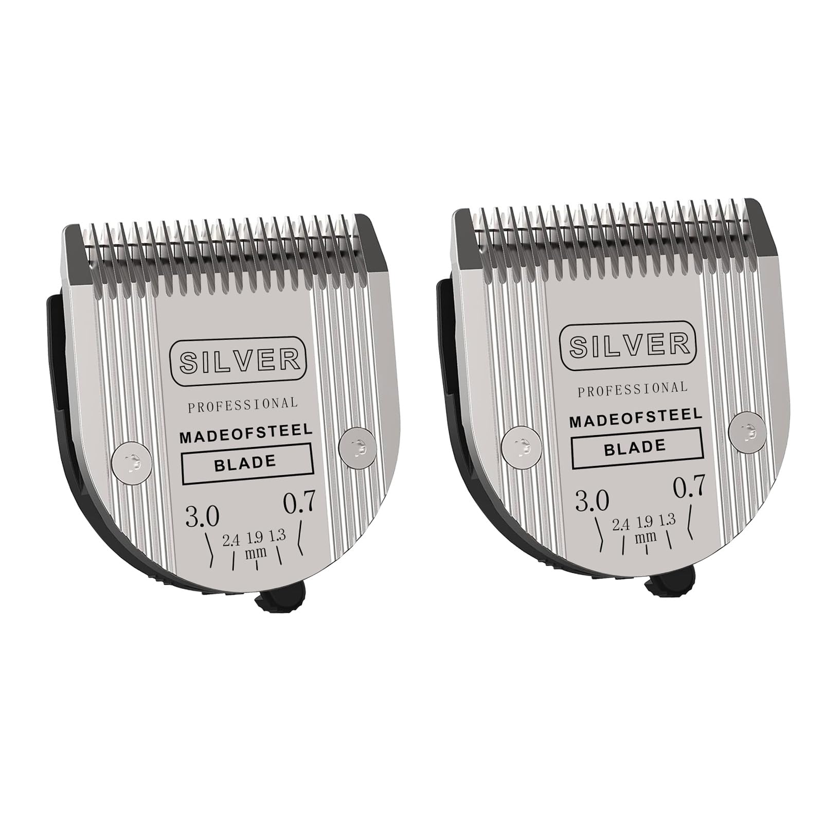 Colorski 2-pack 5-in-1 blade close-up shows sharp edges for precise grooming