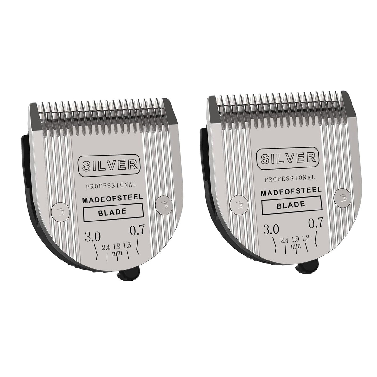 Colorski 2-pack 5-in-1 blade close-up shows sharp edges for precise grooming