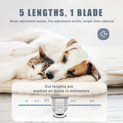 Colorski 440C stainless comb blade offers durable, rust-resistant trimming.