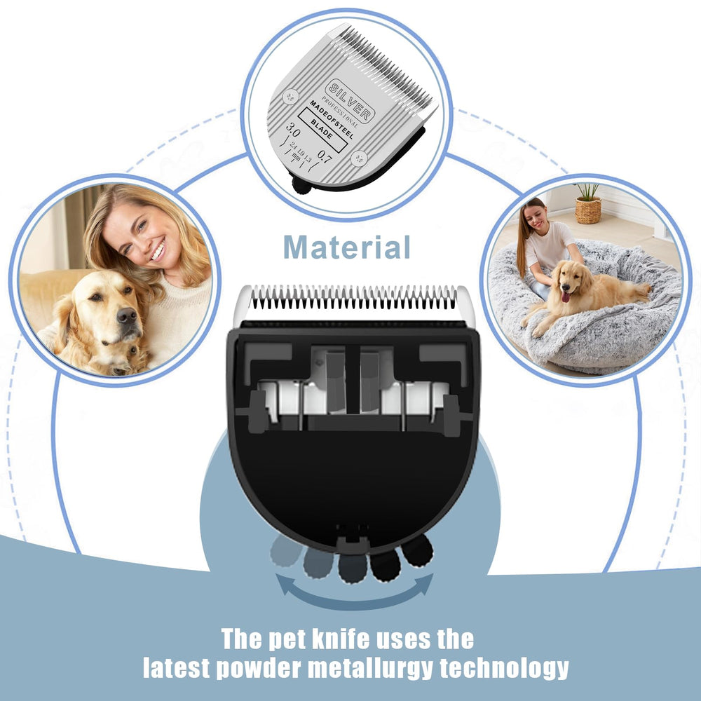 Colorski blade settings showcase adjustable sizes for versatile grooming