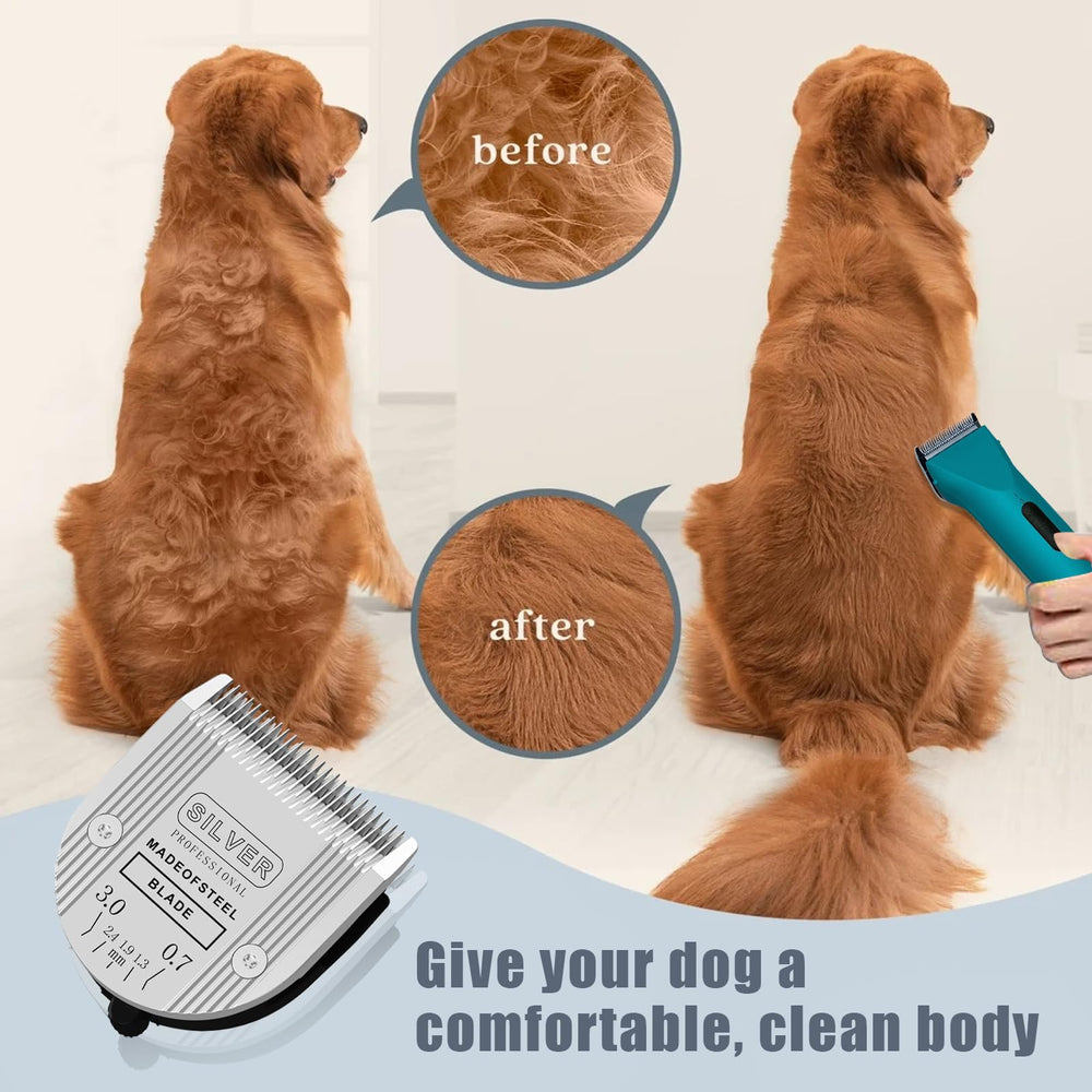Colorski replacement blades suitable for dogs, cats, horses, and livestock grooming.