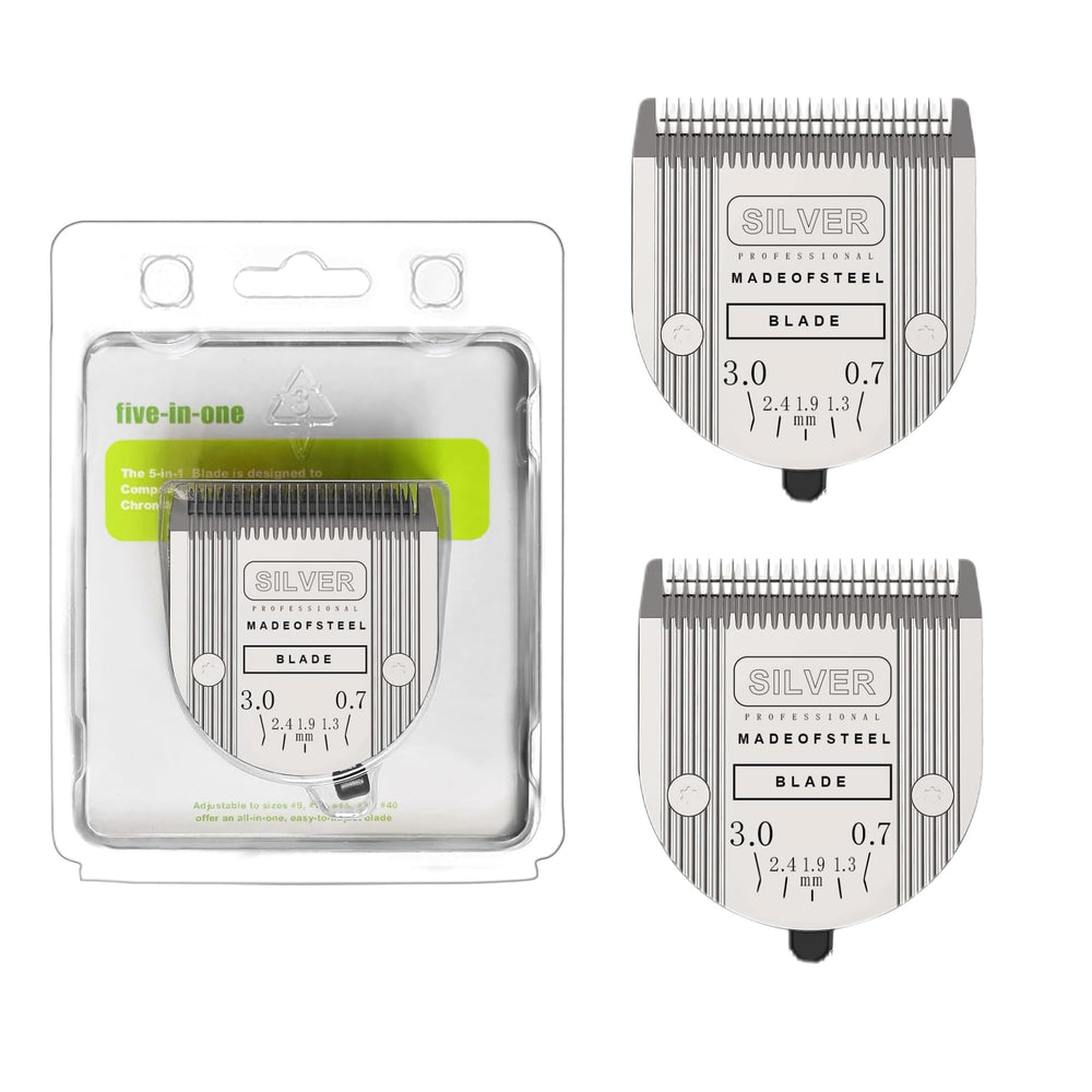Colorski replacement blades 5-in-1 packaging for quick swaps during grooming