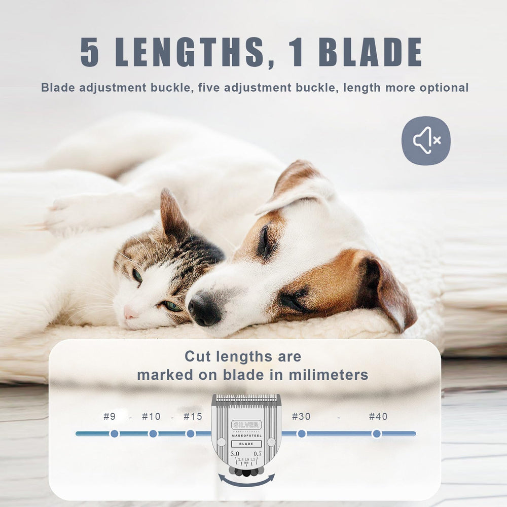 Colorski blades compatible with Wahl Bravura clippers for multi-species grooming