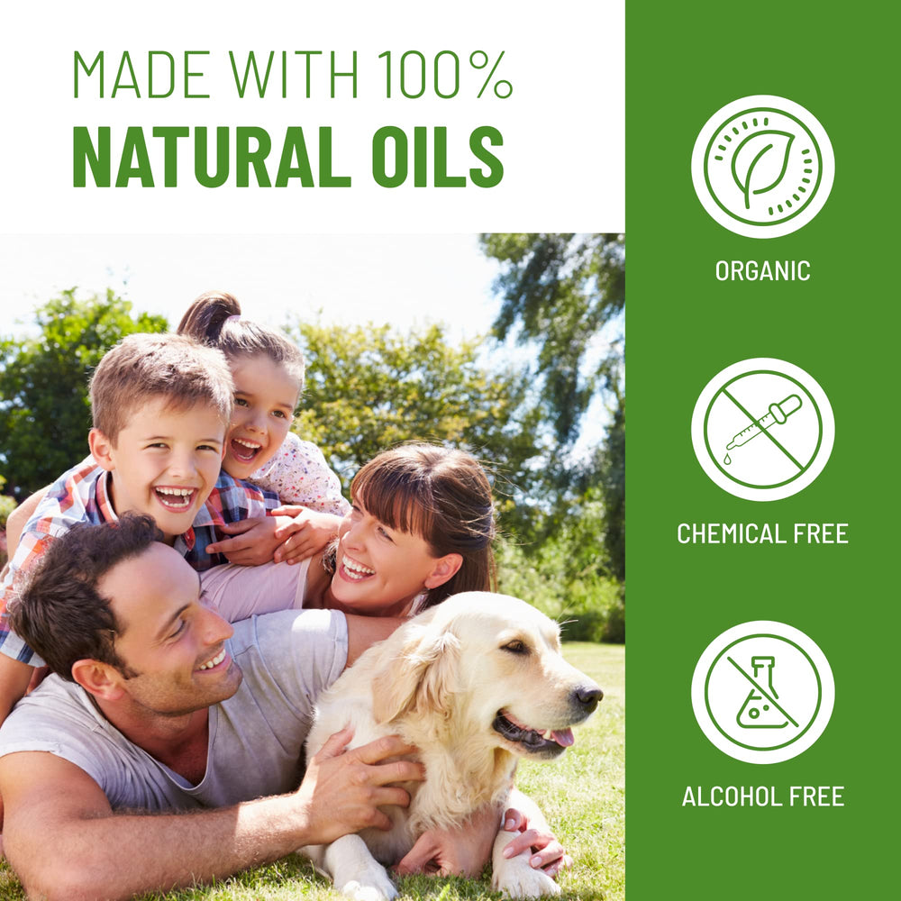 Colton's Naturals spray uses citronella and cinnamon oils to deter dogs.